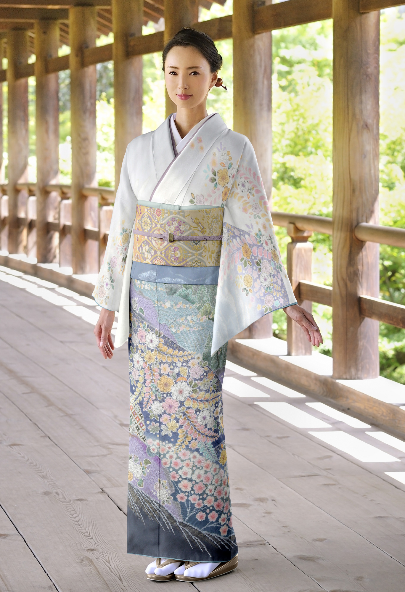 絞り辻ヶ花 訪問着