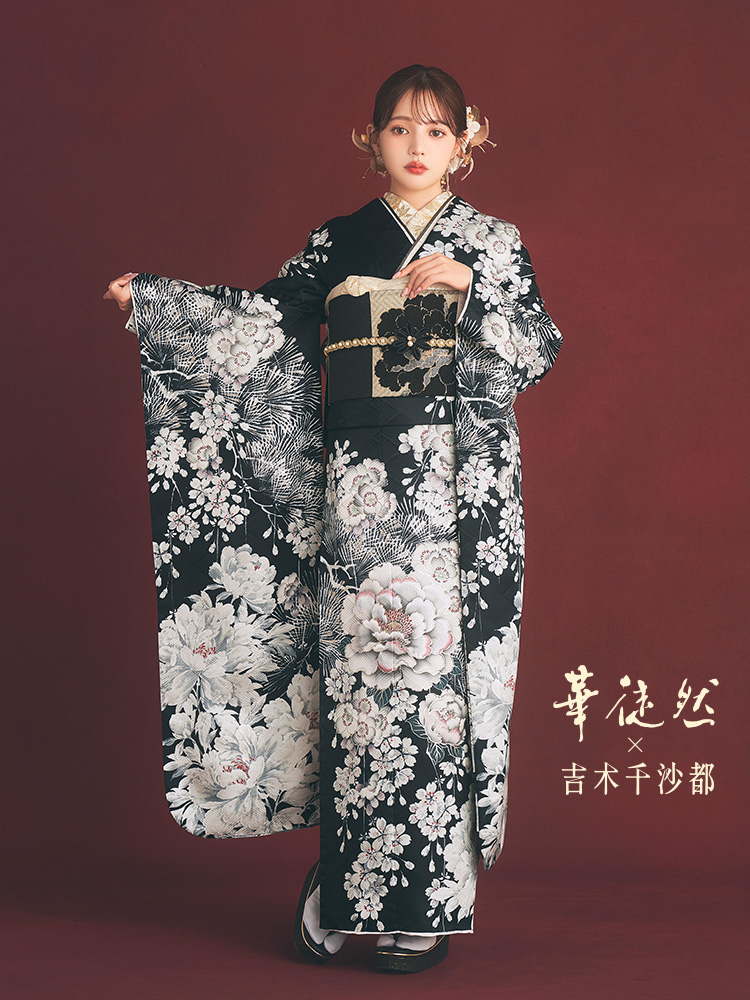 華徒然✕吉木千沙都 振袖