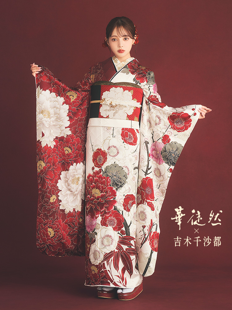 華徒然✕吉木千沙都 振袖