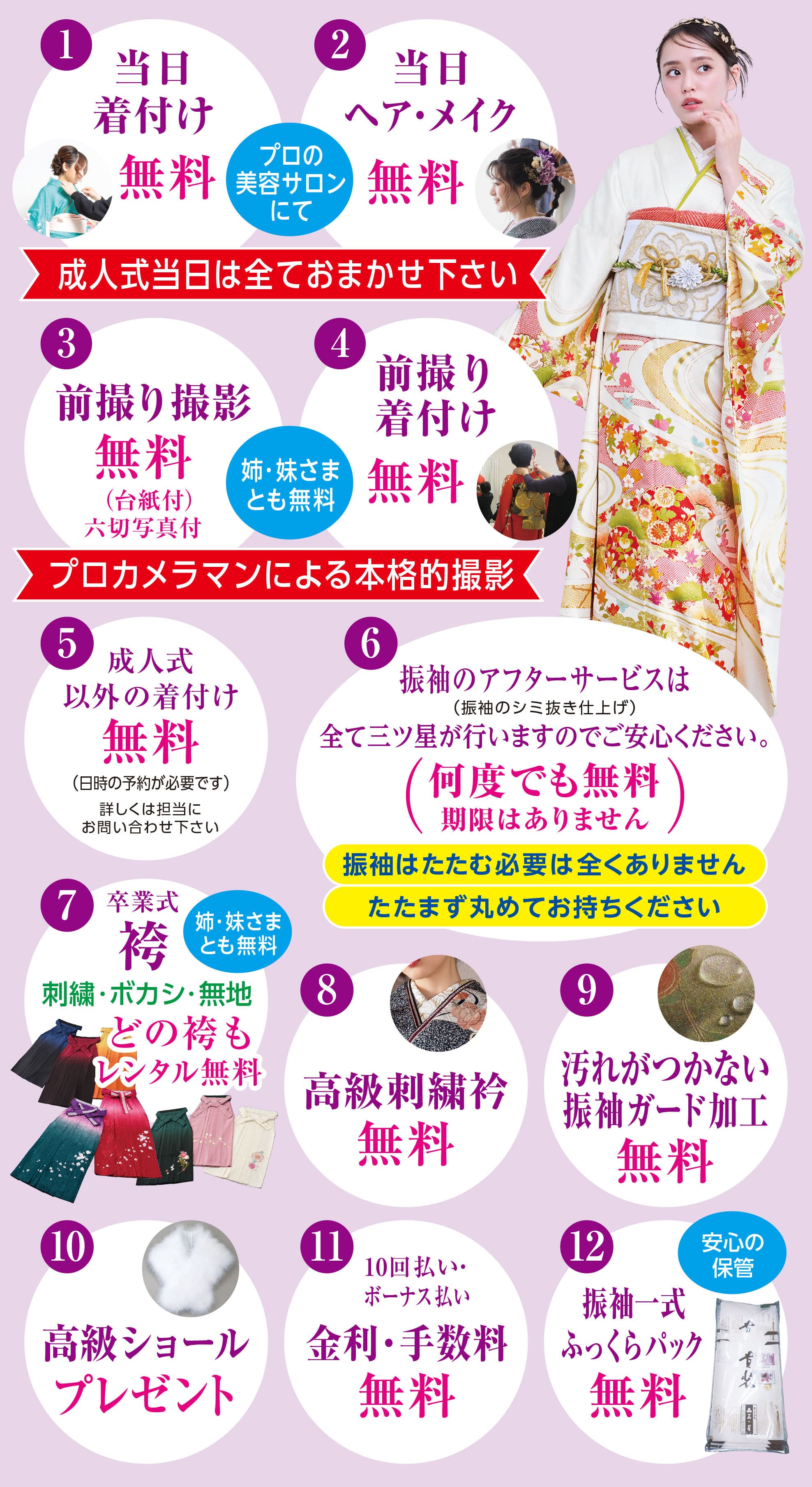 ご購入プラン12大特典