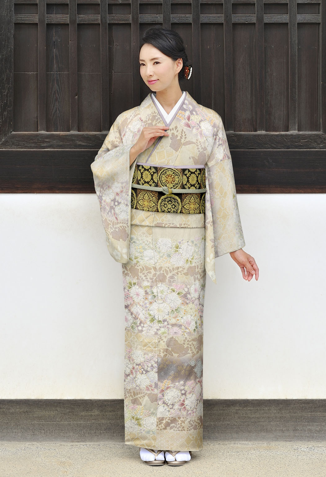 翠山 幻想辻が花訪問着