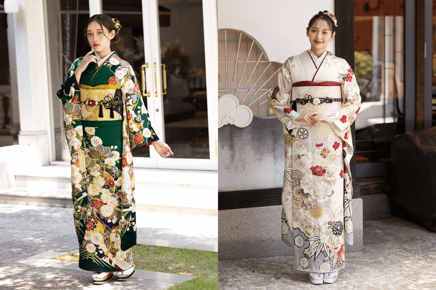 新作振袖 三ツ星