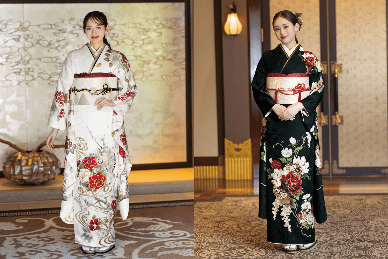 新作振袖 三ツ星