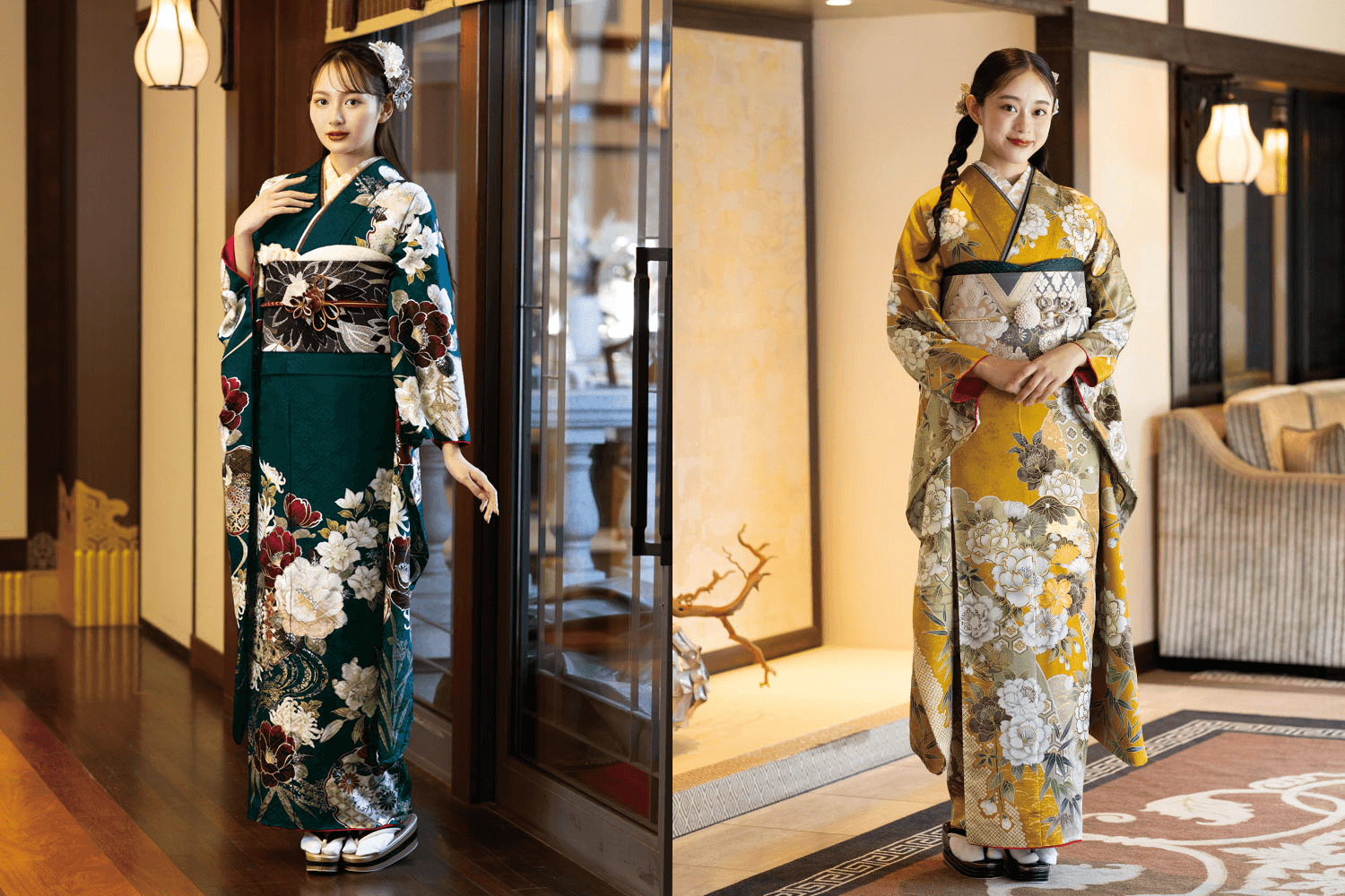 新作振袖 三ツ星