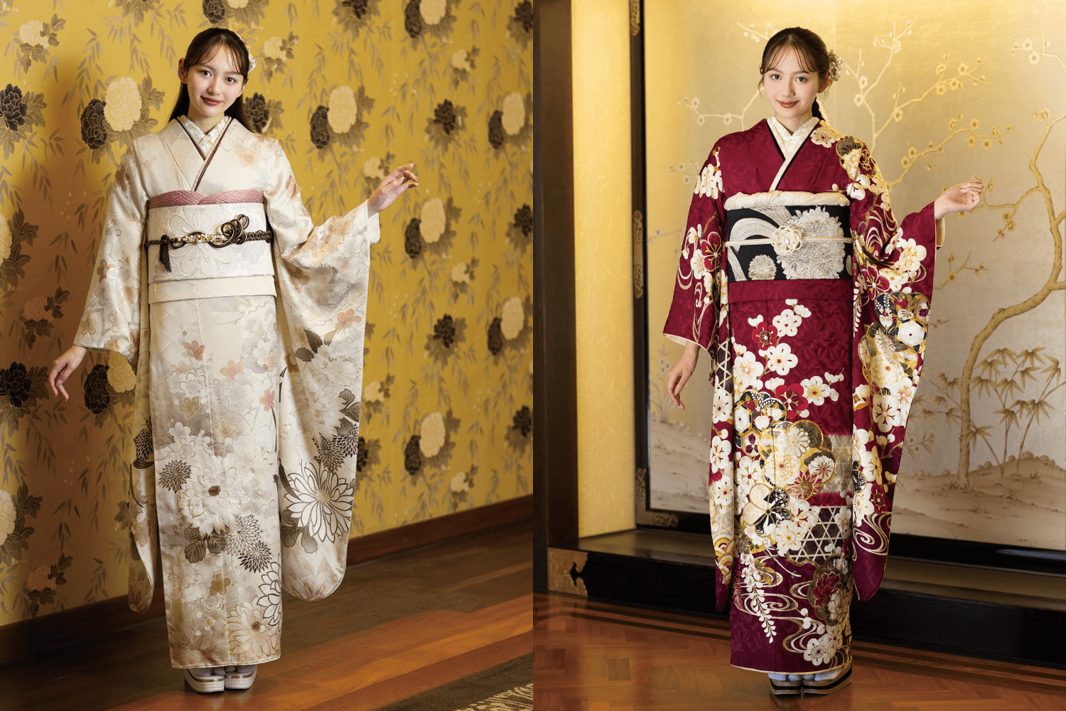 新作振袖 三ツ星