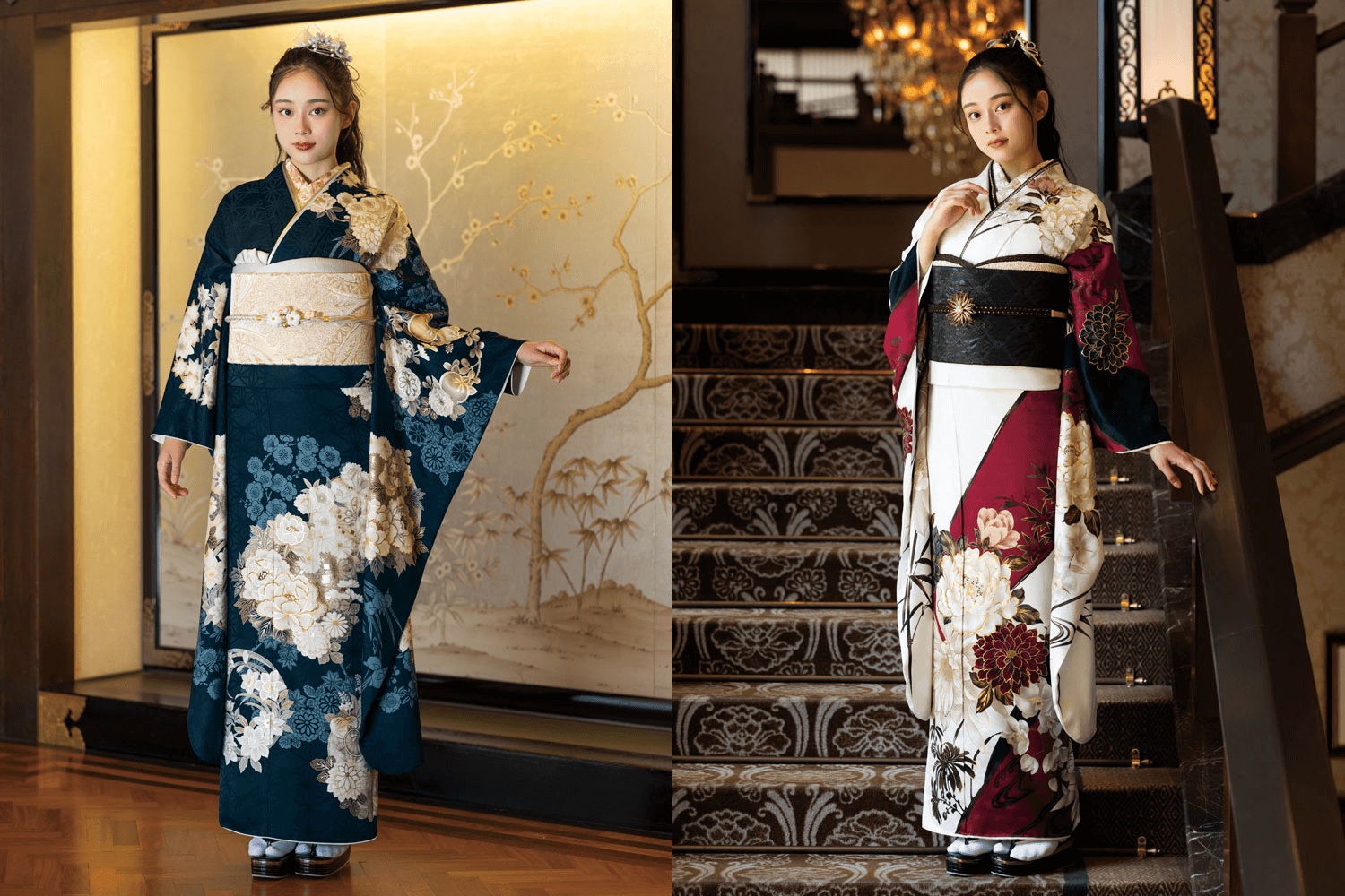 新作振袖 三ツ星