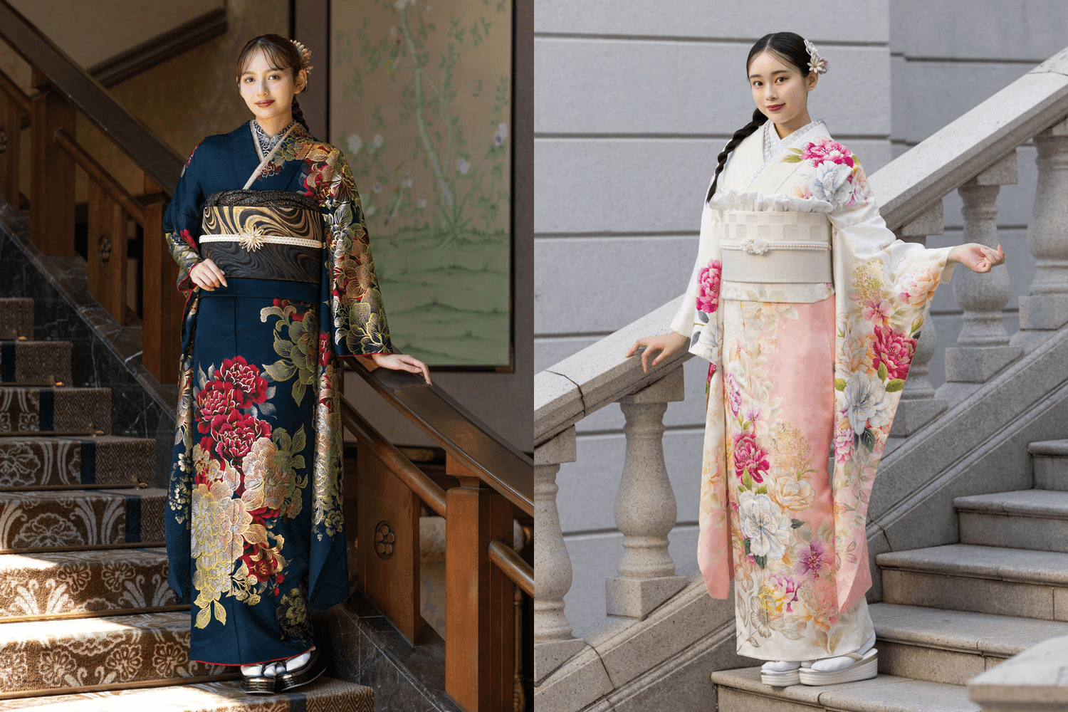 新作振袖 三ツ星