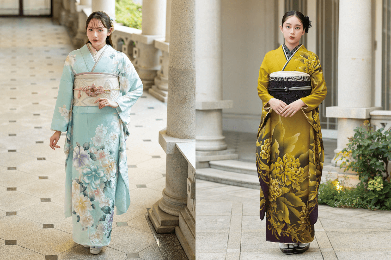 新作振袖 三ツ星