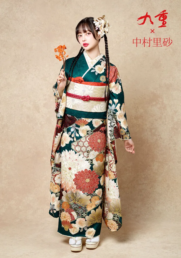 九重×中村里砂 振袖