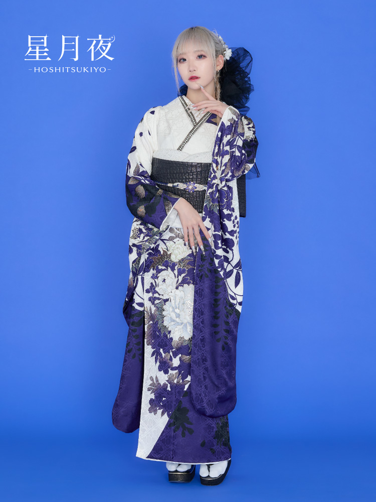 ブランド振袖 白振袖 紫振袖・紺振袖